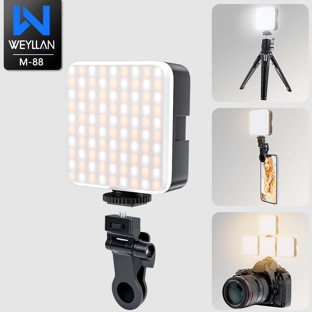 Photography Lighting Brand - WEYLLAN M-88 2000mAh LED 비디오 라이트