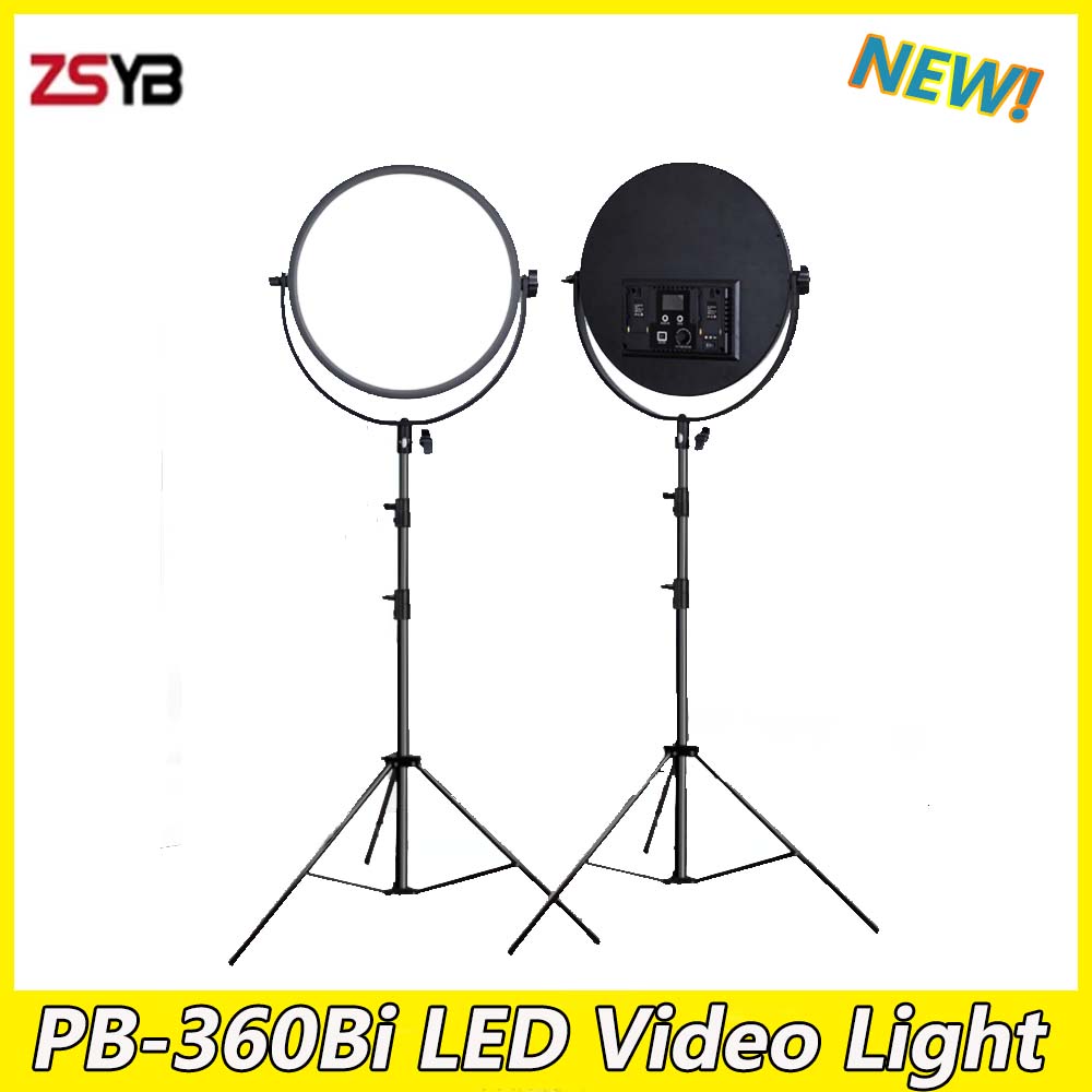 Photography Lighting For Indoor - ZSYB PB-360Bi LED 비디오 라이트, 라이브