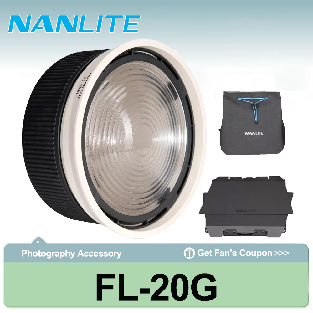 Photography Lighting Tools - Nanlite FL-20G 프레넬 렌즈 보웬스 마운트