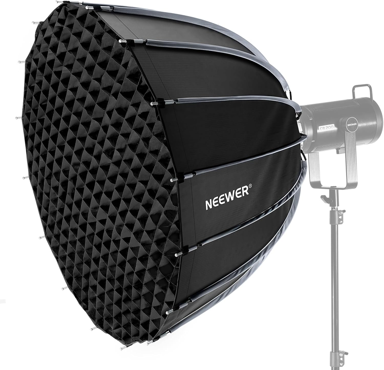 Photography Umbrella Lighting Kit - 보웬스 마운트가 있는 파라볼릭 소프트박스, 스튜디오