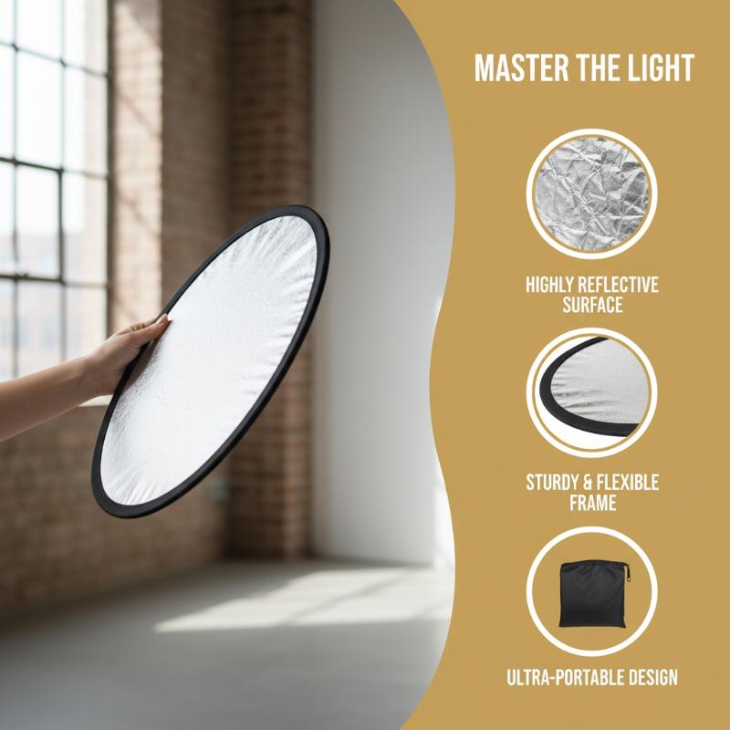 Photography Lighting Outdoor - 5 in 1 라운드형 사진 반사판,