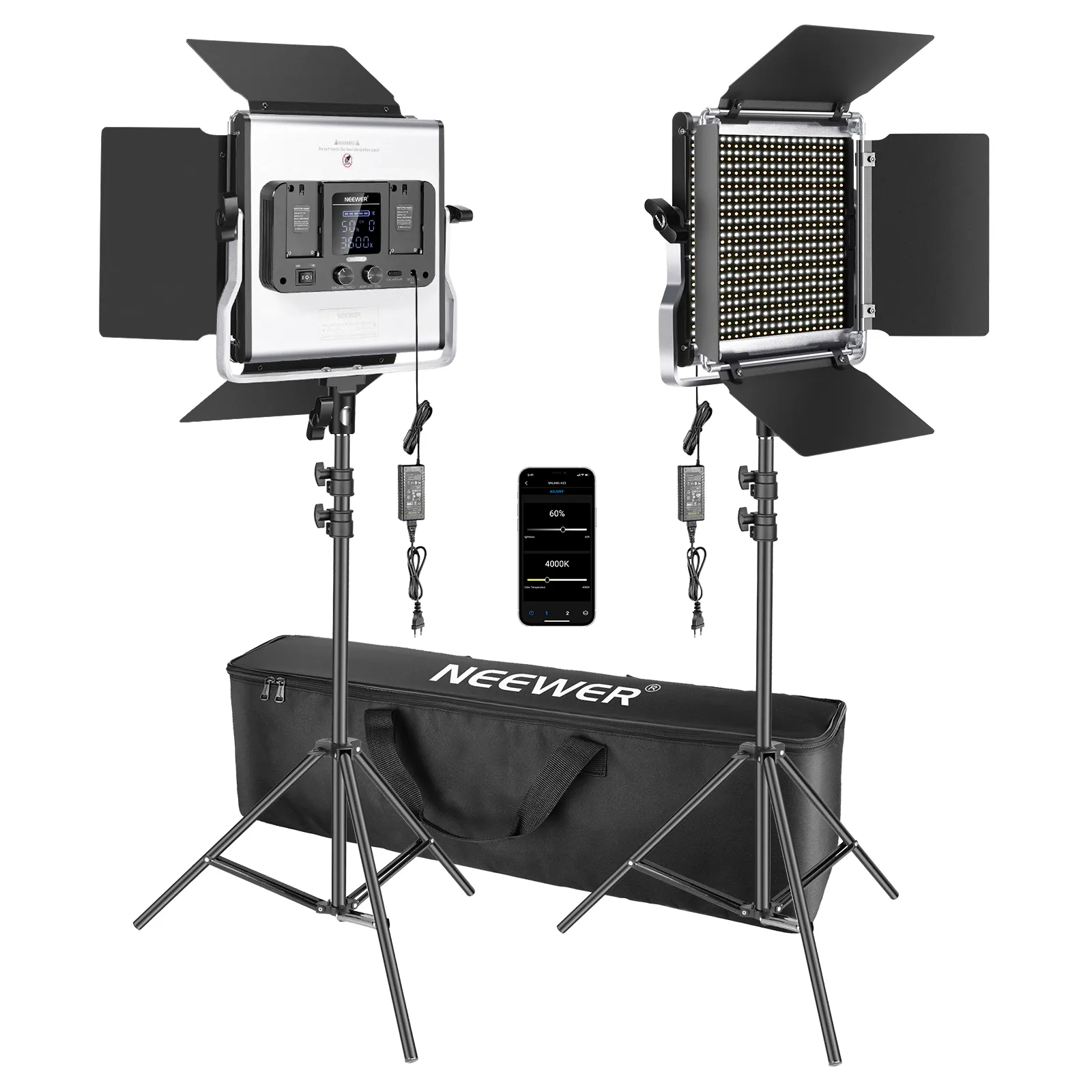 Photography Lighting Kit Neewer - 니워 660 LED 비디오 조명 40W,