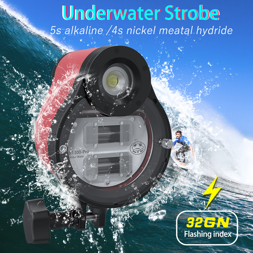 Seafrogs ST-100 프로 수중 사진 스트로브, - Photography Lighting Brand 리뷰 및 가격