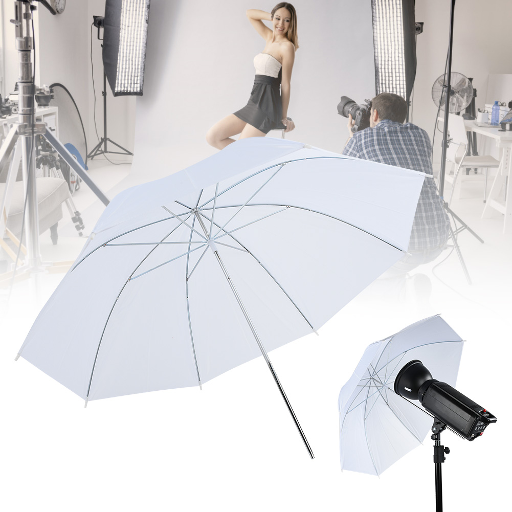 33인치 반투명 흰색 소프트 엄브렐라, 사진 스튜디오  - Photography Lighting With Flash 리뷰 및 가격