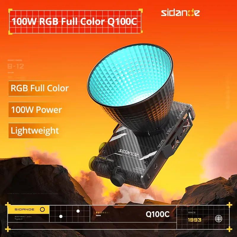 시단데 Q100C Q100Lite 광학 100W 고출력 - Photography Lighting Color 리뷰 및 가격