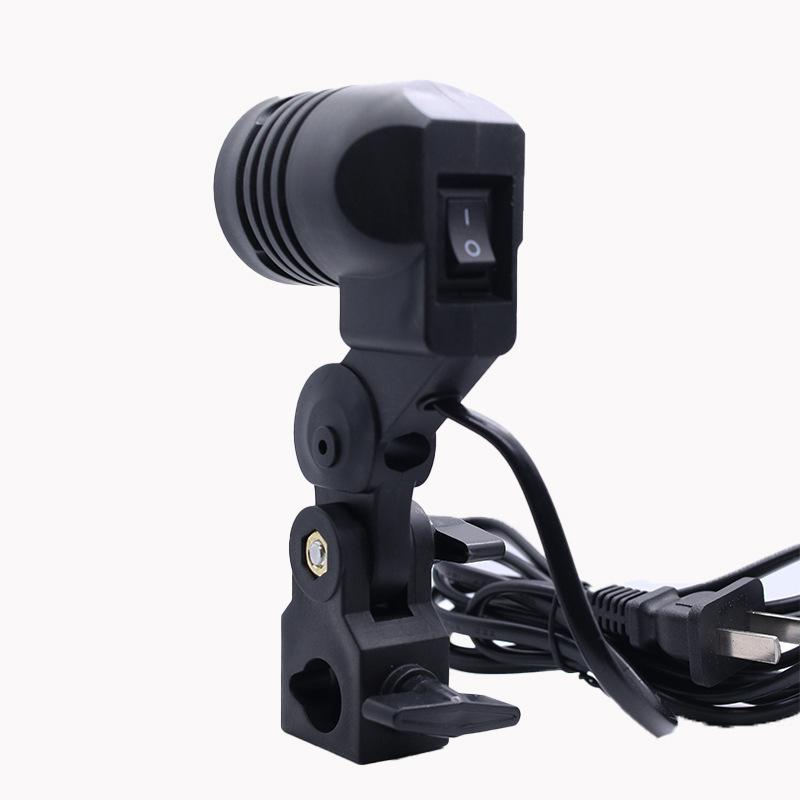 블랙 1.8M 케이블 코드 E27 소켓 소프트박스 사진 - Photography Lighting Tools 리뷰 및 가격