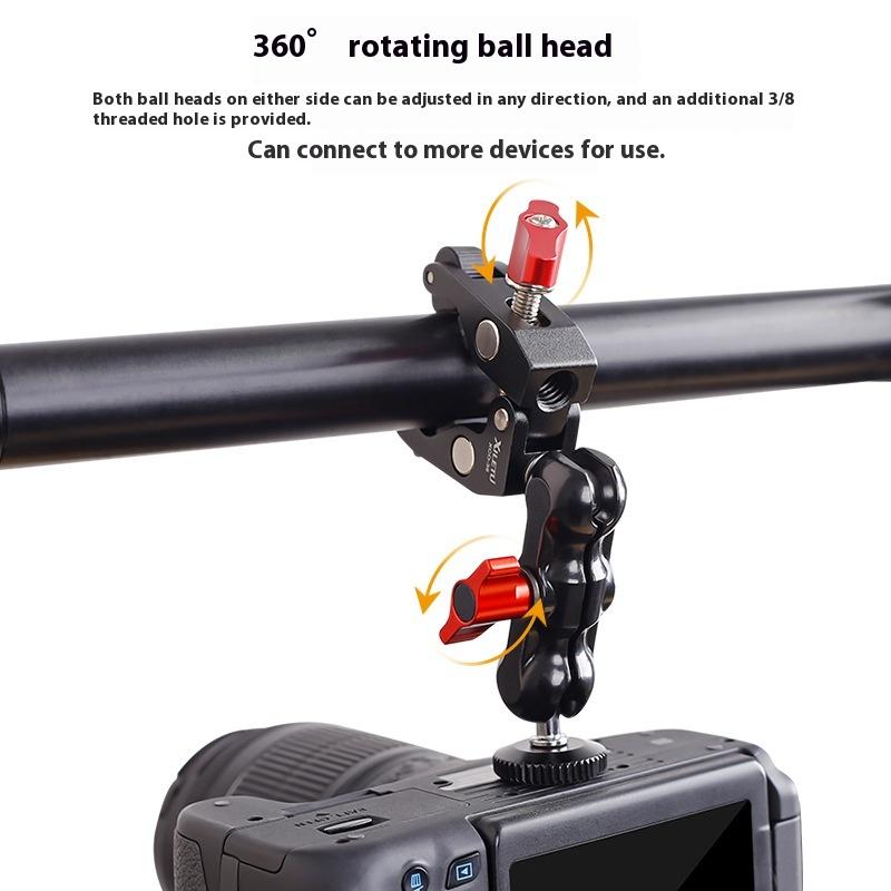더블 볼 헤드가 있는 카메라 슈퍼 클램프 - 모니터/조 - Photography Lighting Position 리뷰 및 가격