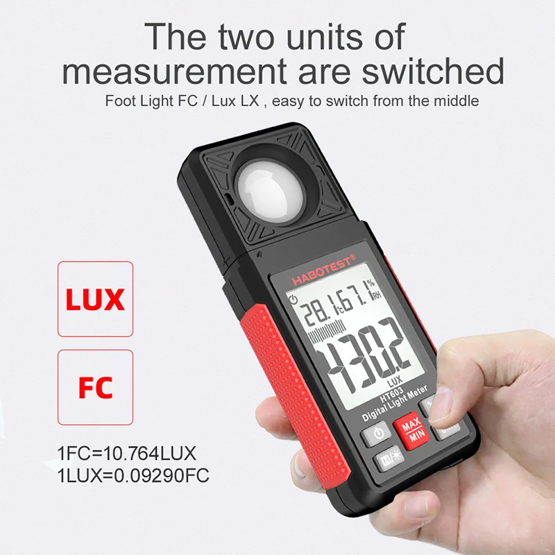 HT603 디지털 럭스미터 0~200,000럭스 LCD - Photography Lighting For Indoor 리뷰 및 가격