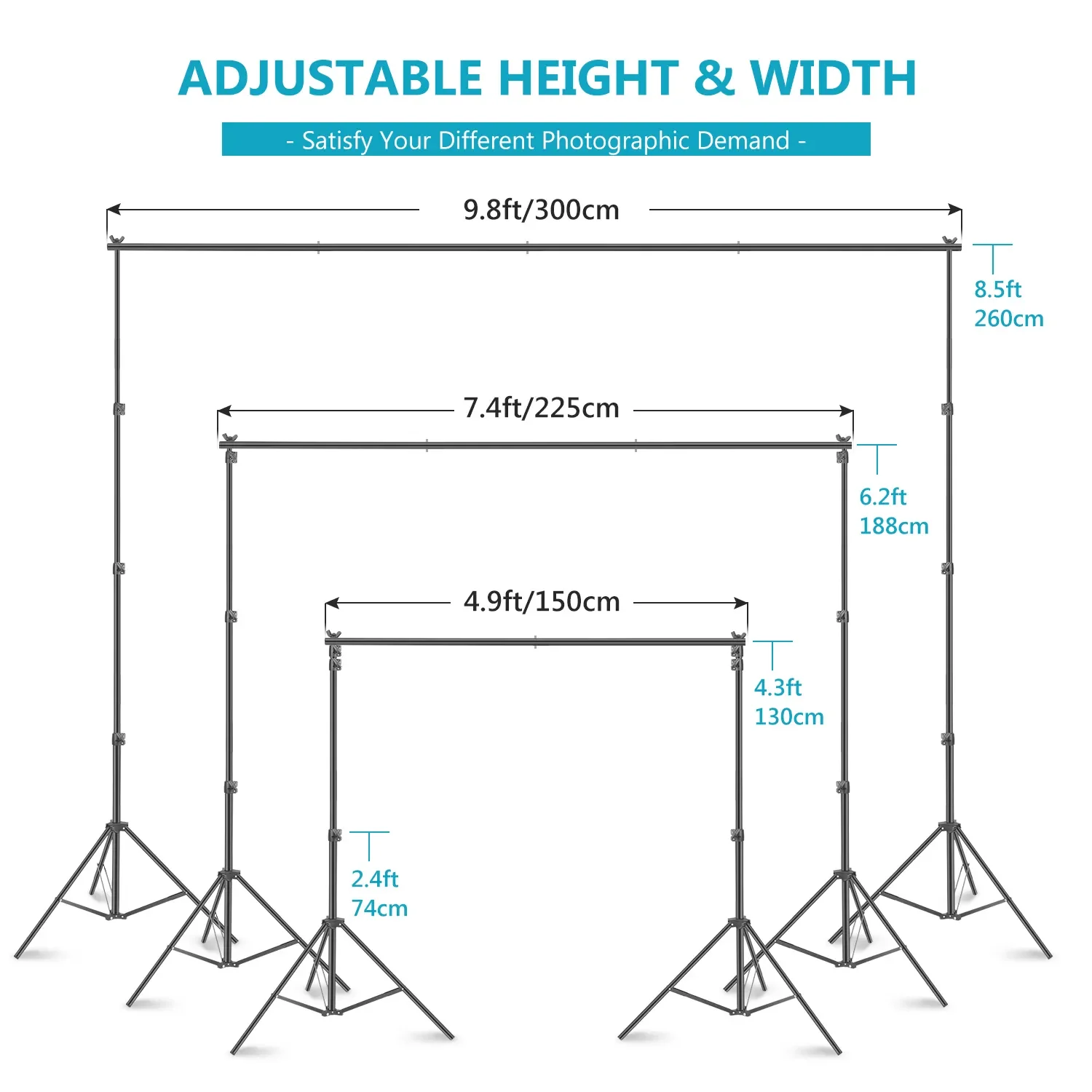 니워 완벽한 사진 조명 키트: 8.5x10피트 배경 지 - Photography Lighting Kit Neewer 리뷰 및 가격