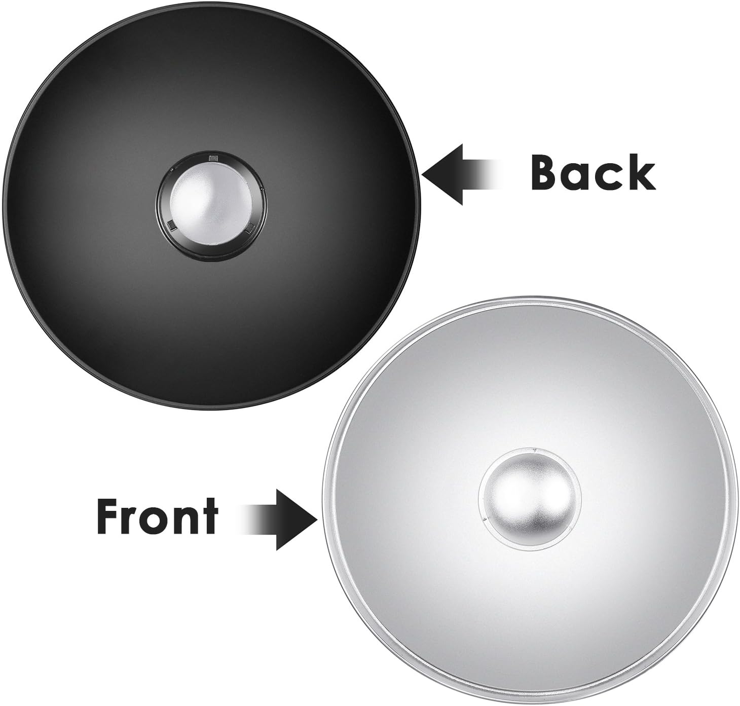 NEEWER 알루미늄 표준 반사판 뷰티 접시, 보웬스  - Photography Lighting Kit Neewer 리뷰 및 가격