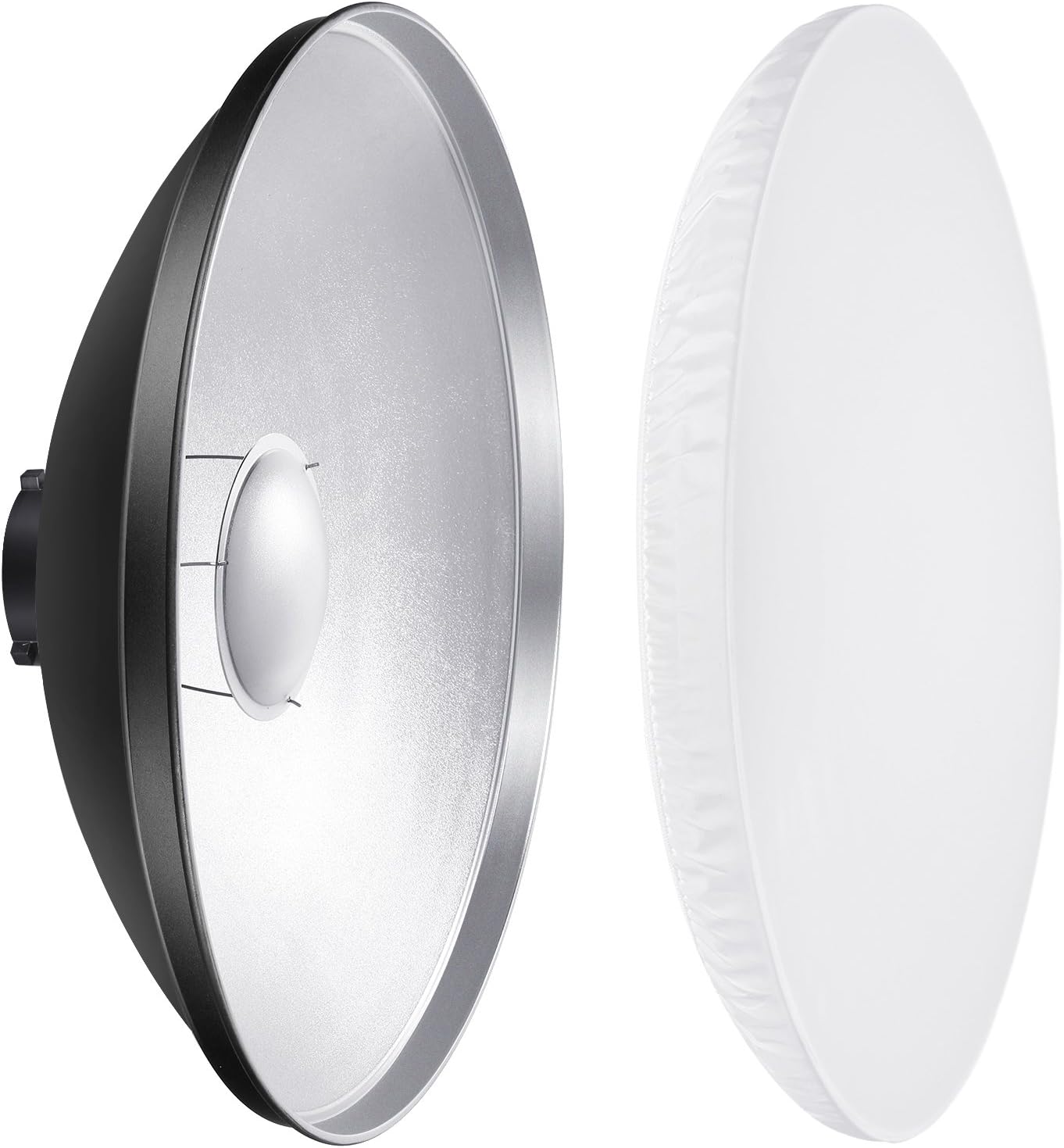 NEEWER 알루미늄 표준 반사판 뷰티 접시, 보웬스  - Photography Lighting Kit Neewer 리뷰 및 가격
