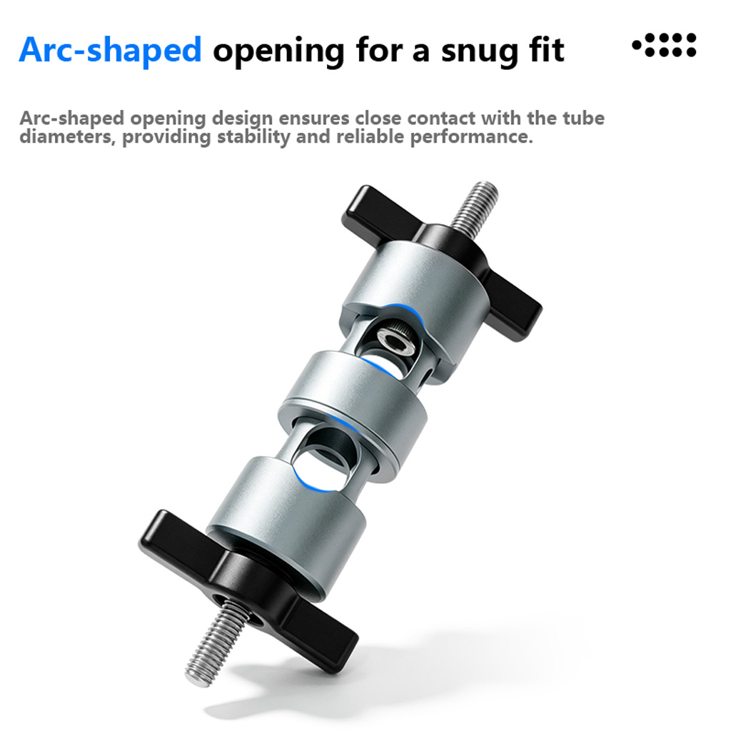 360 °   회전식 양방향 파이프 클램프 10mm 1 - Photography Lighting Tools 리뷰 및 가격