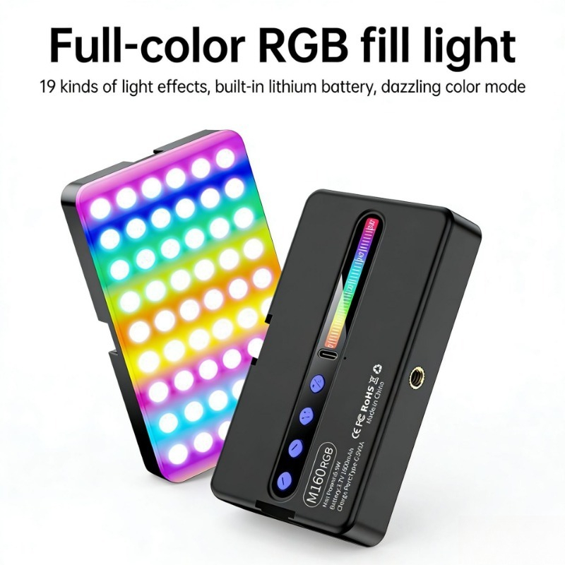 휴대용 사진 촬영 포켓 조명 풀컬러 LED 휴대폰 셀카 - Photography Lighting Color 리뷰 및 가격