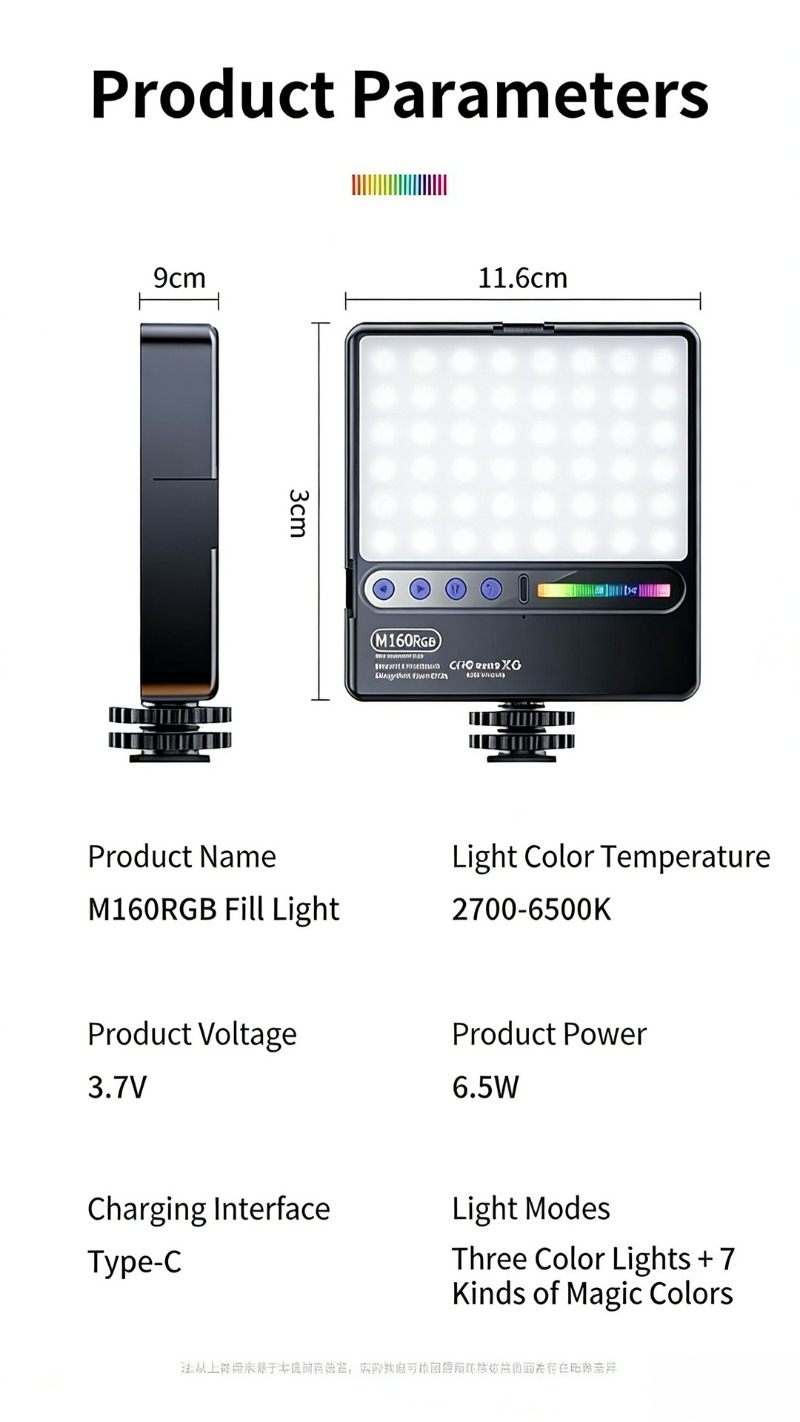 휴대용 사진 촬영 포켓 조명 풀컬러 LED 휴대폰 셀카 - Photography Lighting Color 리뷰 및 가격