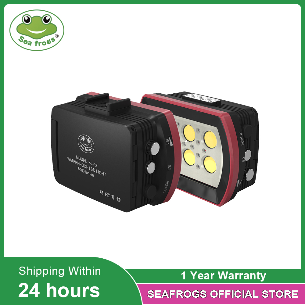 Seafrogs 40 미터 방수 LED 조명 6000  - Photography Lighting Brand 리뷰 및 가격
