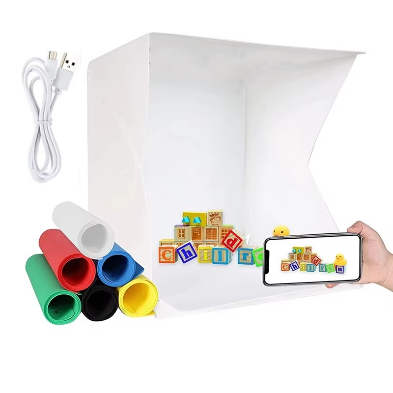 접이식 라이트박스 휴대용 사진 LED 사진 스튜디오 텐 - Photography Lighting Softbox 리뷰 및 가격