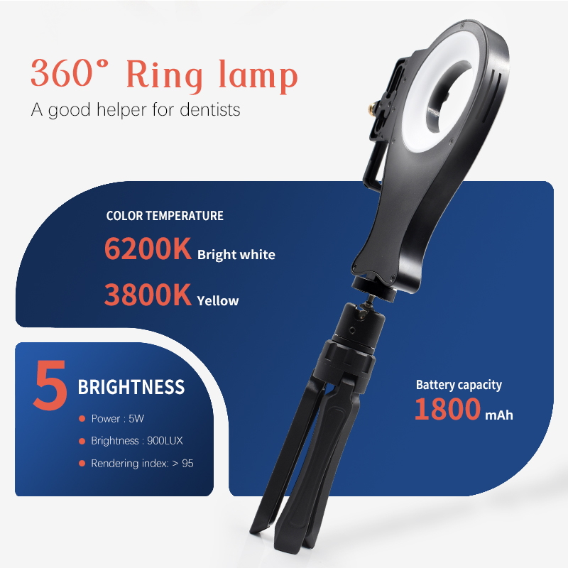 JUMTOP 치과 사진촬영 링 라이트, 조절 가능한 색 - Photography Lighting Color 리뷰 및 가격
