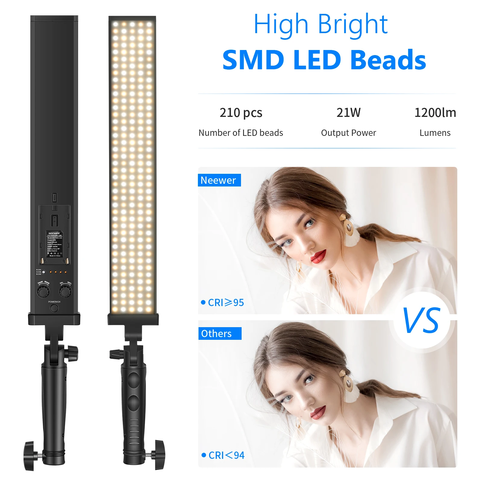 니워 3팩 2.4GHz LED 라이트 스틱 사진 조명  - Photography Lighting Kit Neewer 리뷰 및 가격