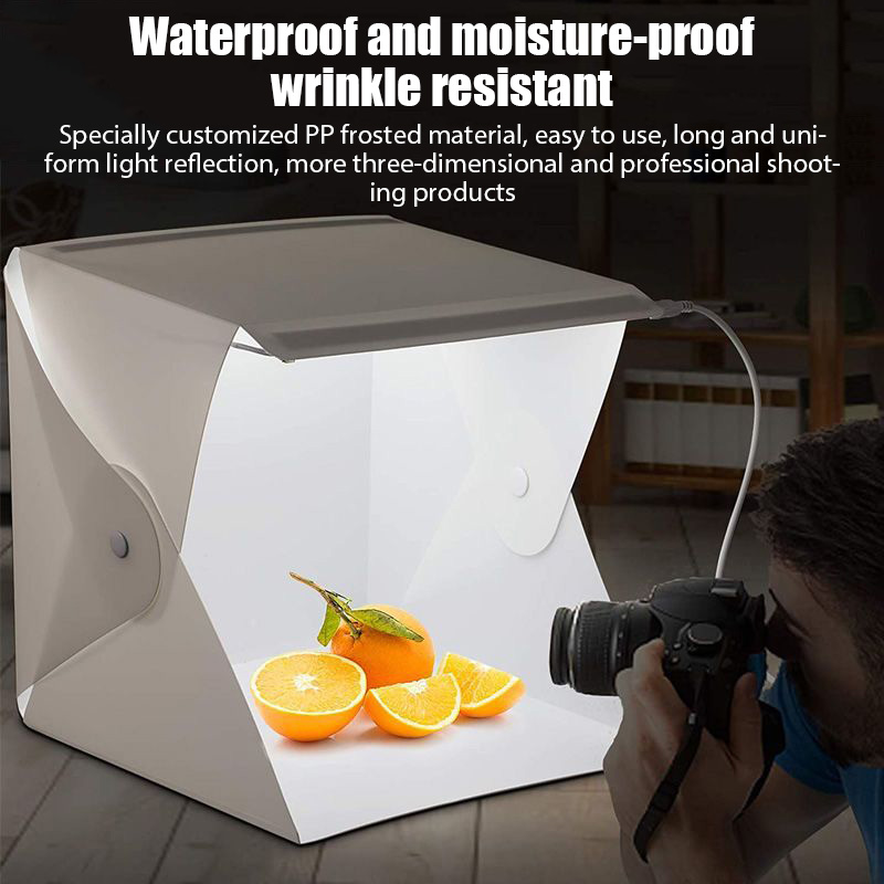 20cm 휴대용 포토박스 사진 촬영 접이식 LED 조명 - Photography Lighting Softbox 리뷰 및 가격