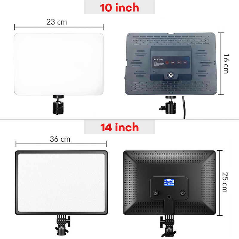14인치 10인치 LED 비디오 라이트 패널 EU 플러 - Photography Lighting Outdoor 리뷰 및 가격