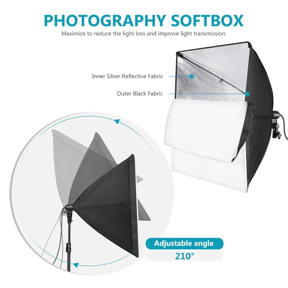 니워 업그레이드 450W LED 사진 촬영용 소프트박스 - Photography Lighting Kit Neewer 리뷰 및 가격