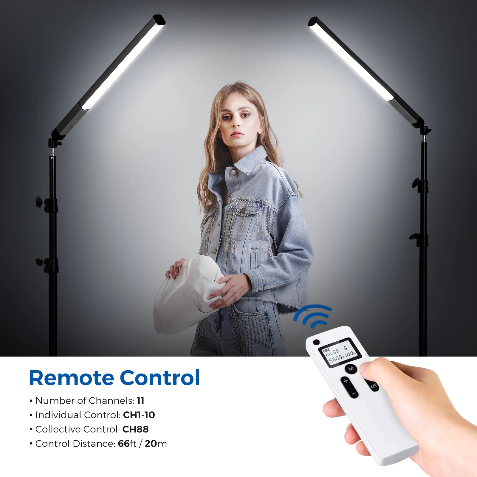 니워 라이트 핸드헬드 LED 비디오 라이트 스틱, 리모 - Photography Lighting Kit Neewer 리뷰 및 가격