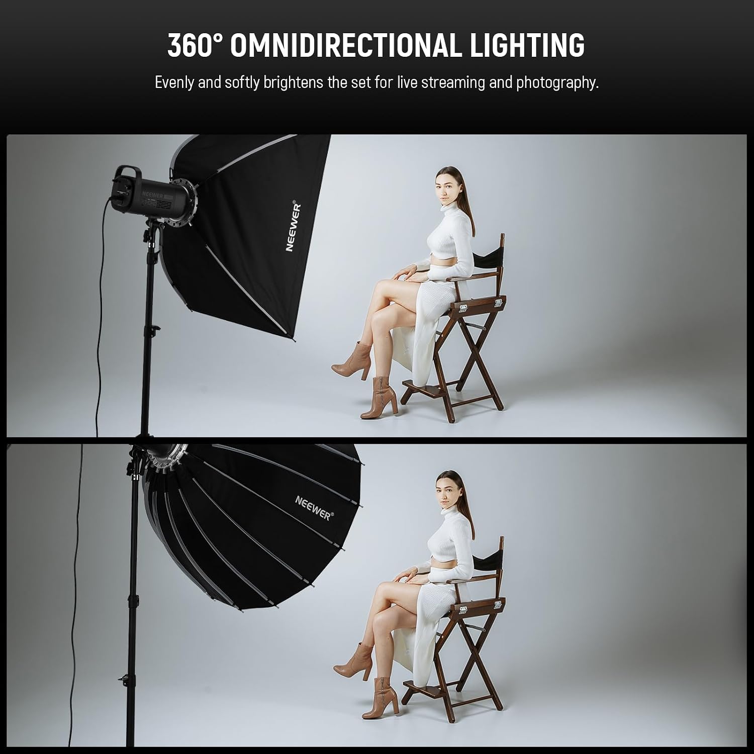 보웬스 마운트가 있는 파라볼릭 소프트박스, 스튜디오 사 - Photography Umbrella Lighting Kit 리뷰 및 가격