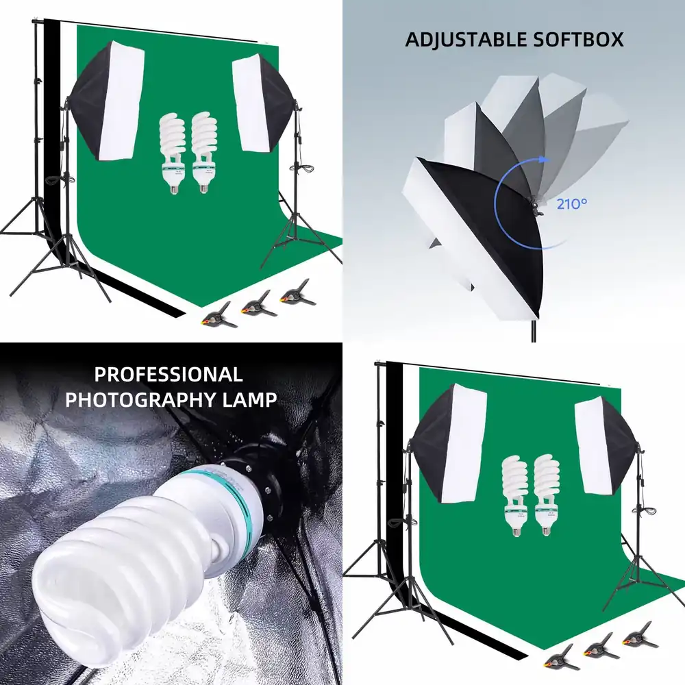 1개 사진 스튜디오 장비 2.6*3m 배경 스탠드 사진 - Photography Umbrella Lighting Kit 리뷰 및 가격