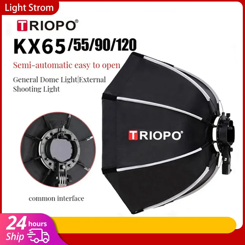 TRIOPO KX 65cm 90cm 소프트박스 팔각형  - Photography Lighting With Flash 리뷰 및 가격