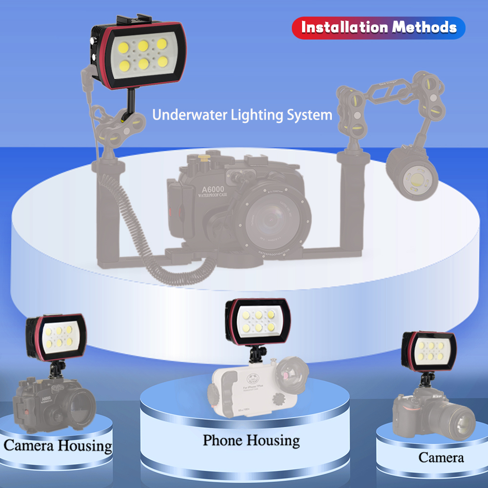 Seafrogs-알루미늄 LED 다이빙 조명 7000- - Photography Lighting Brand 리뷰 및 가격