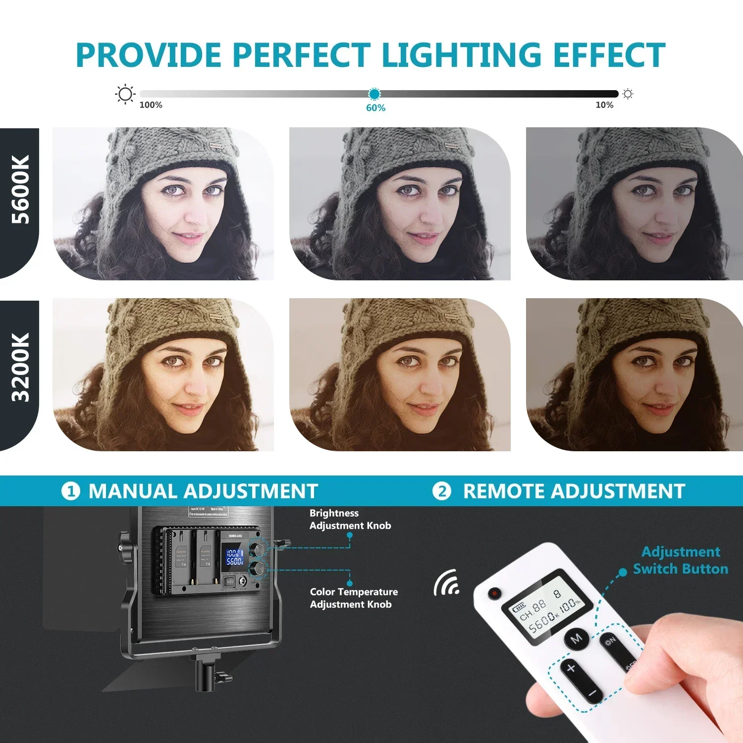 니워 2팩 어드밴스드 660 LED 패널 비디오 조명  - Photography Lighting Kit Neewer 리뷰 및 가격