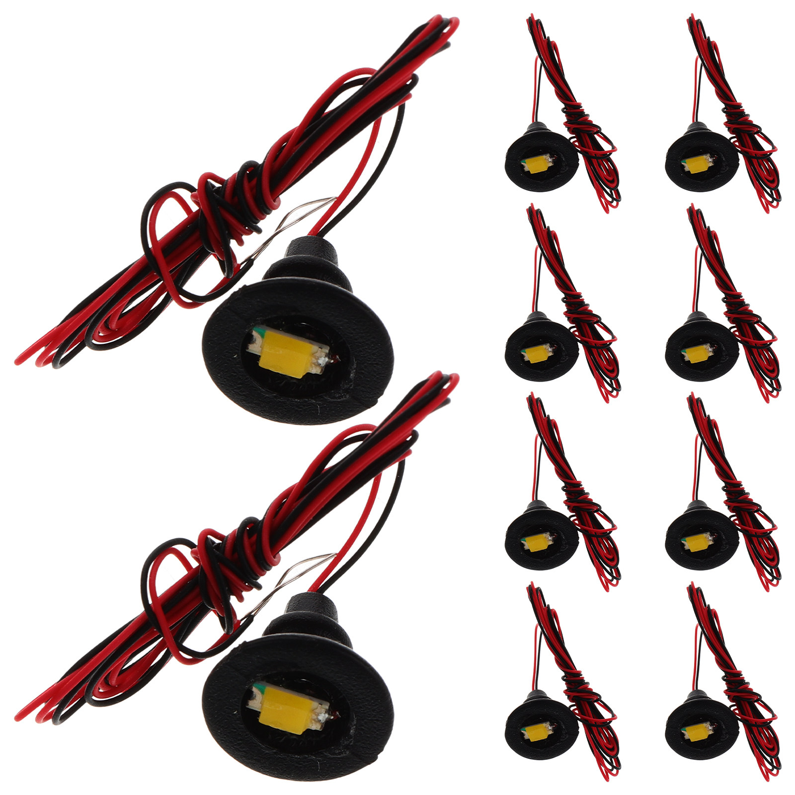 12Pcs 벽 천장 램프 미니어처 LED 조명 현실적인 - Photography Lighting Simulator Free 리뷰 및 가격