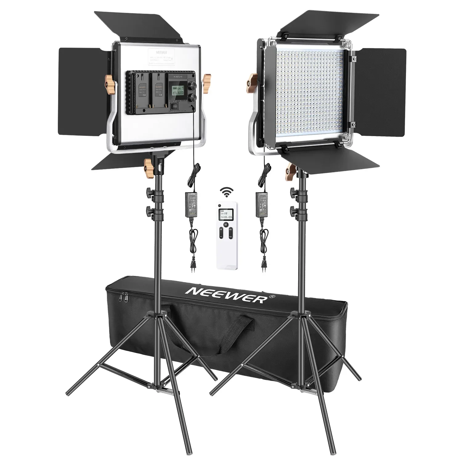 니워 2팩 고급형 2.4G 480 LED 비디오 조명  - Photography Lighting Kit Neewer 리뷰 및 가격