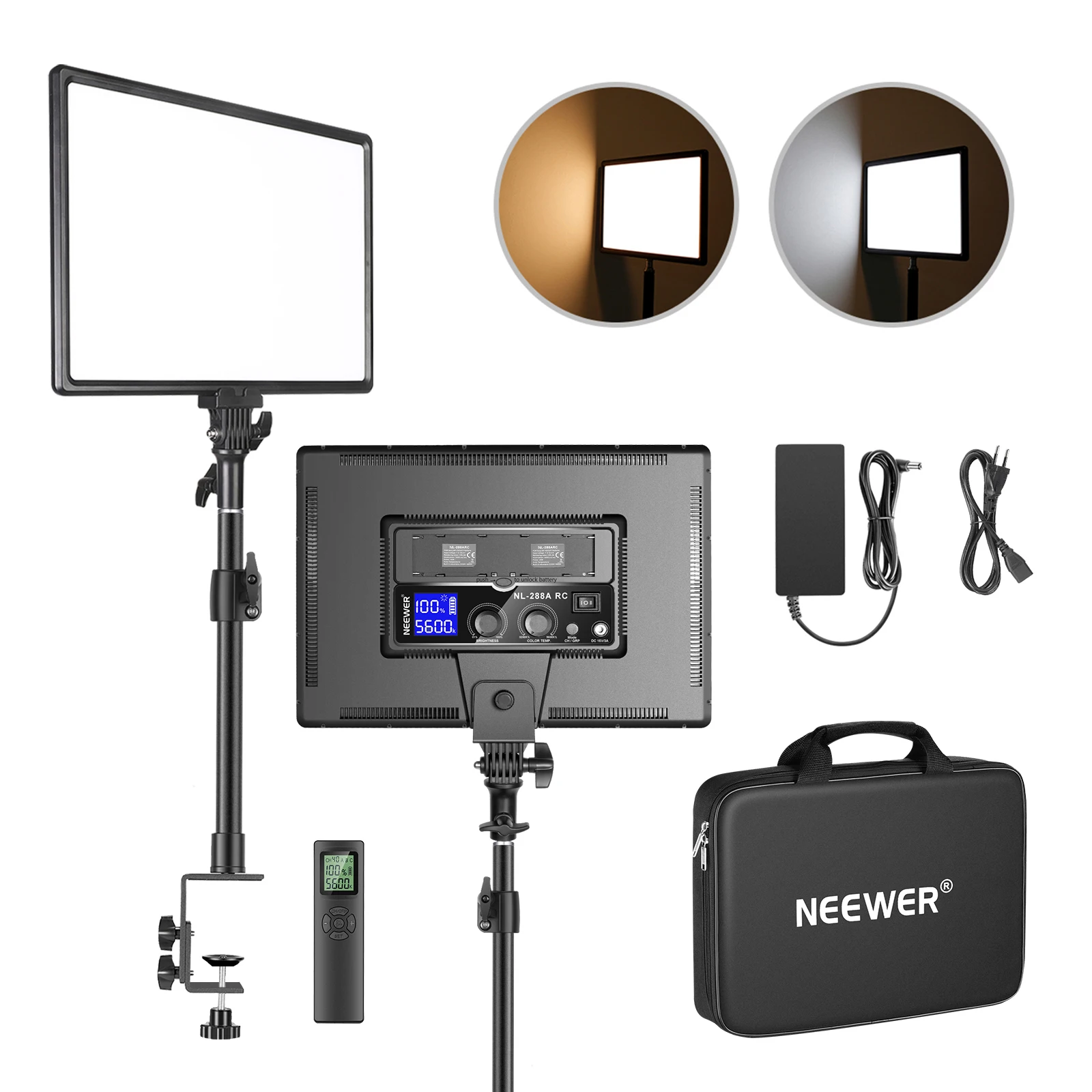 니워 데스크 마운트 LED 비디오 조명 리모컨 키트 포 - Photography Lighting Kit Neewer 리뷰 및 가격