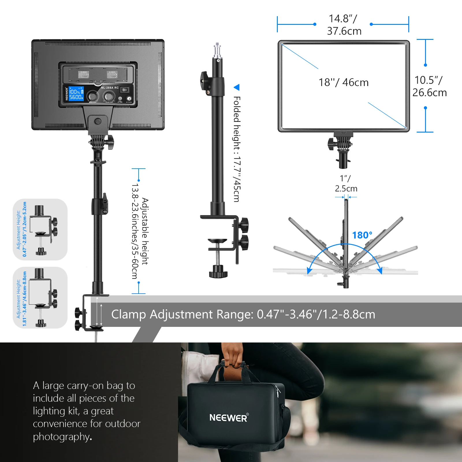 니워 데스크 마운트 LED 비디오 조명 리모컨 키트 포 - Photography Lighting Kit Neewer 리뷰 및 가격